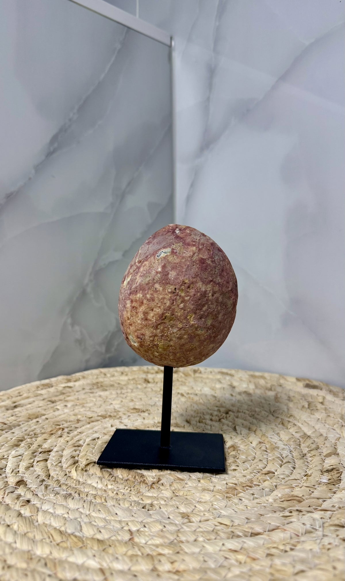 Agaat geode op standaard