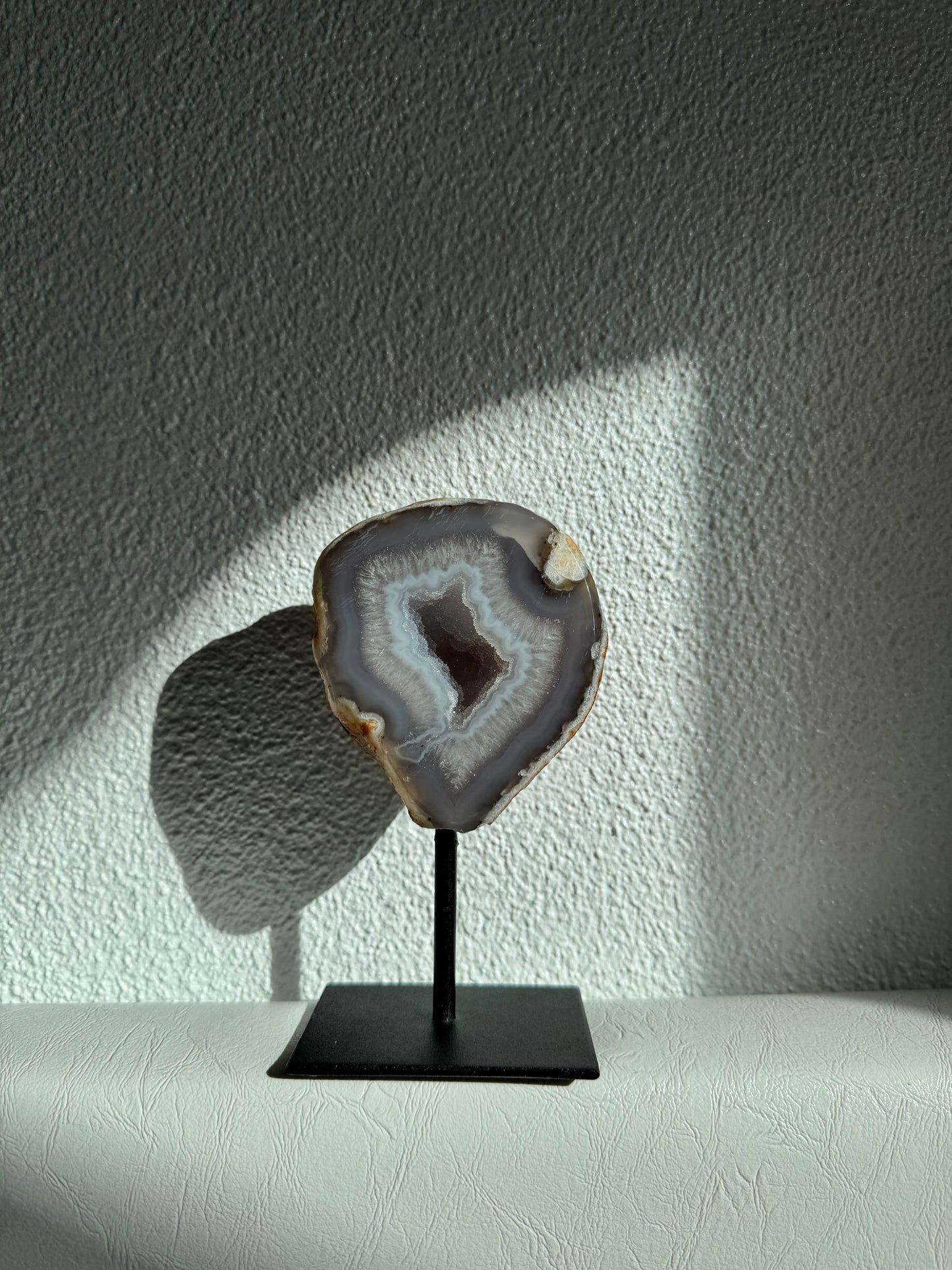 Agaat Geode op standaard