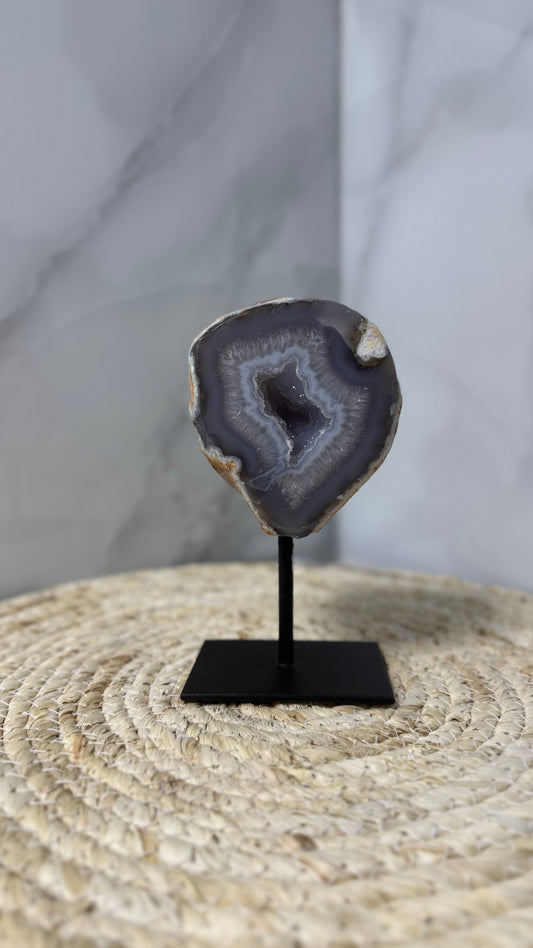 Agaat Geode op standaard