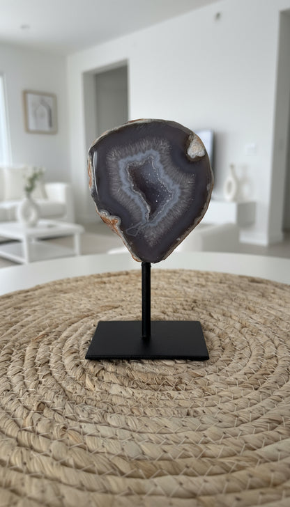 Agaat Geode op standaard