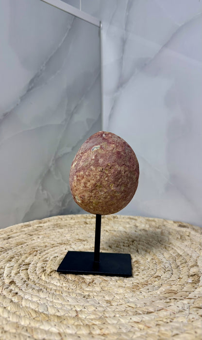 Agaat geode op standaard