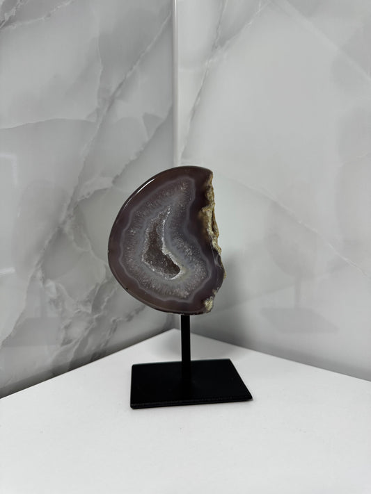Agaat Geode op standaard